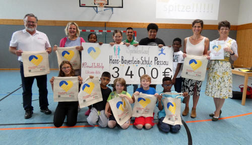 Hans-Bayerlein-Schule läuft für die Ukraine